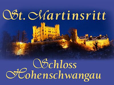 Nachtaufnahme vom Schloss Hohenschwangau 