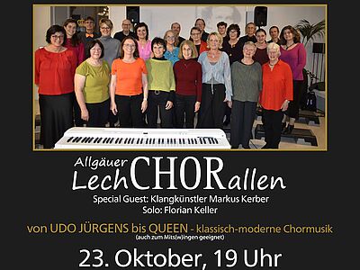 Gruppenfoto von den Chormitglieder der Allgäuer LechCHORallen